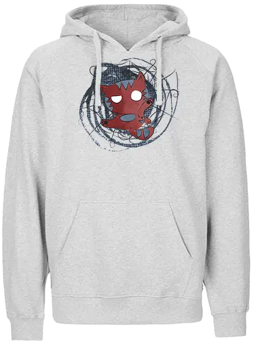 Spidercat - katze, cat, catman, mashup, cute - Fairtrade Hoodie