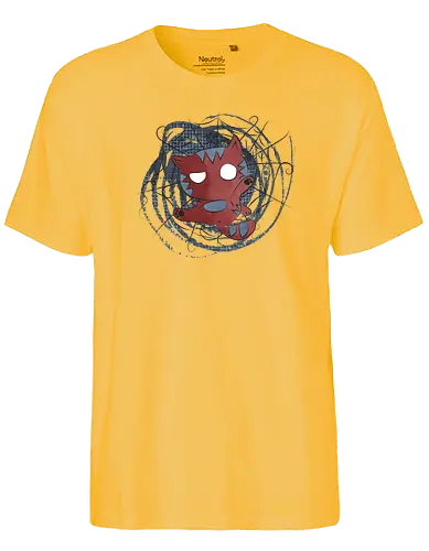 Spidercat - katze, cat, catman, mashup, cute - Fairtrade T-Shirt