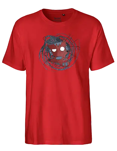 Spidercat - katze, cat, catman, mashup, cute - Fairtrade T-Shirt