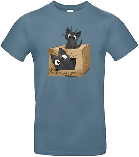 Amaze_me - katze, cat, neko, karton, meme, box, online shop, shopping - Standard T-Shirt