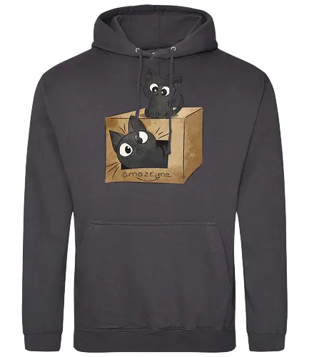 Amaze_me - katze, cat, neko, karton, meme, box, online shop, shopping - Standard Hoodie