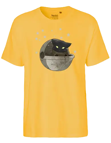 Baby Cat Mission - cat, bounty hunter, mashup - Fairtrade T-Shirt