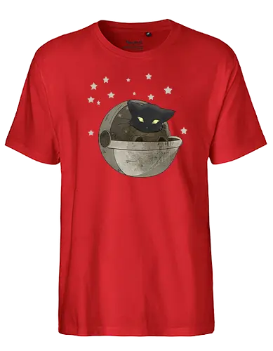 Baby Cat Mission - cat, bounty hunter, mashup - Fairtrade T-Shirt
