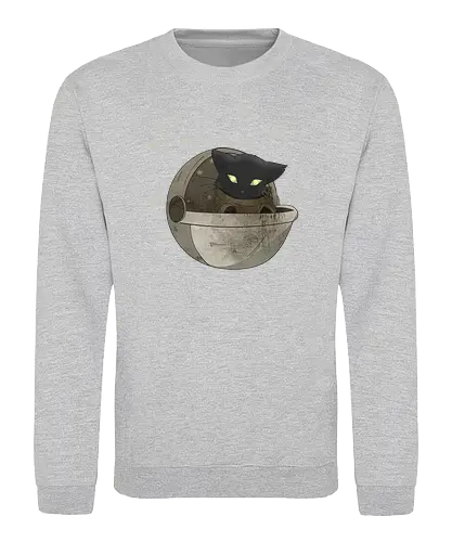 Baby Cat Mission - cat, bounty hunter, mashup - Sweatshirt