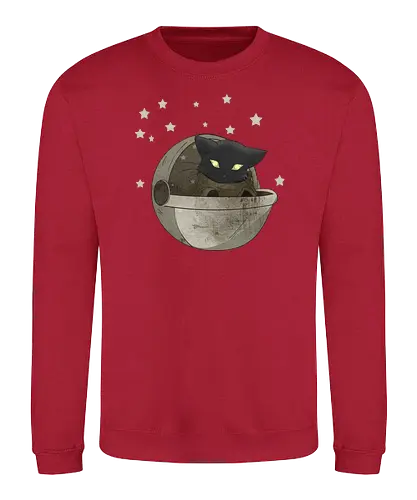 Baby Cat Mission - cat, bounty hunter, mashup - Sweatshirt