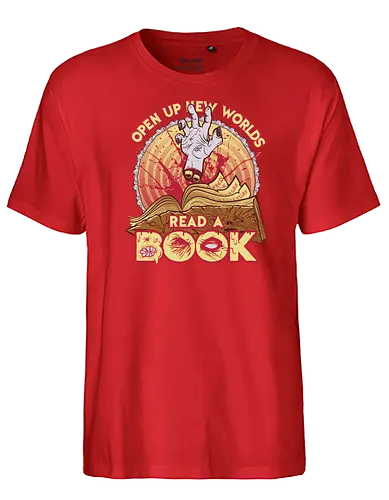 Read a damn book - necronomikon, film, filme, horror, merchandise, army of darkness - Fairtrade T-Shirt
