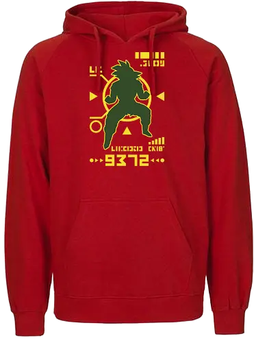 Saiyan Power over 9000 - db, dbz, anime, manga - Fairtrade Hoodie