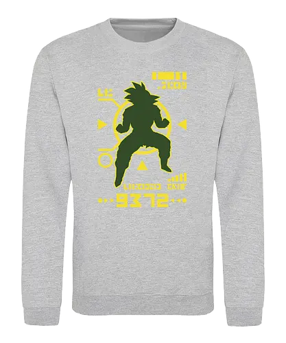 Saiyan Power over 9000 - db, dbz, anime, manga - Sweatshirt