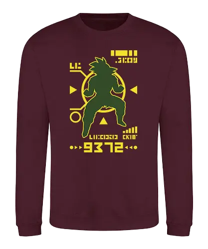 Saiyan Power over 9000 - db, dbz, anime, manga - Sweatshirt