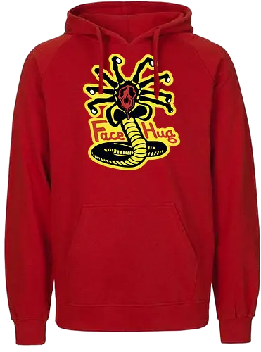 Facehugger Kai - karate, karate kid, cobrai kai, kobra kai, alien, aliens, ripley, mashup - Fairtrade Hoodie