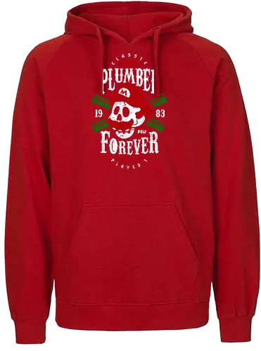 Plumber Forever - mario, luigi, kart, classic, games, gaming, retro - Fairtrade Hoodie