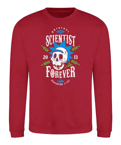 Scientist Forever - zeichentrick, serie, rick, morty, tv - Sweatshirt