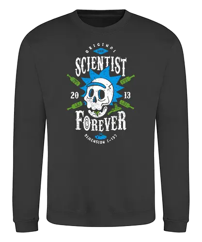 Scientist Forever - zeichentrick, serie, rick, morty, tv - Sweatshirt