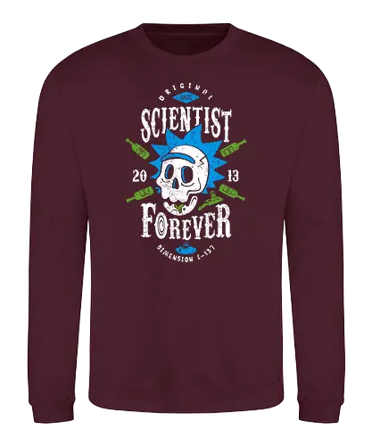 Scientist Forever - zeichentrick, serie, rick, morty, tv - Sweatshirt