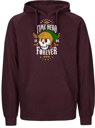 Time Hero Forever - gaming, classic gaming, retrogaming, Hero of Time - Fairtrade Hoodie