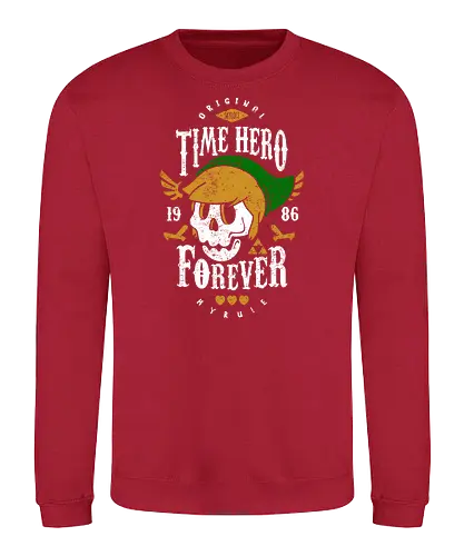 Time Hero Forever - gaming, classic gaming, retrogaming, Hero of Time - Sweatshirt