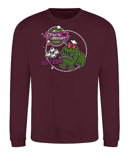 Cthulhu Rocket - chuchu rocket, classic gaming, cthulhu, lovecraft, h.p. lovecraft - Sweatshirt