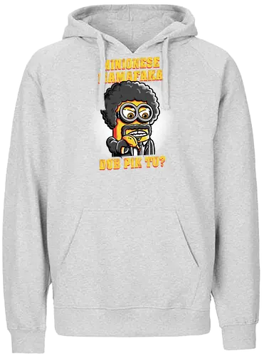 Minionese Mamafaka - Retro, bad motherfucker, minion, despicable me, jules winnfield - Fairtrade Hoodie