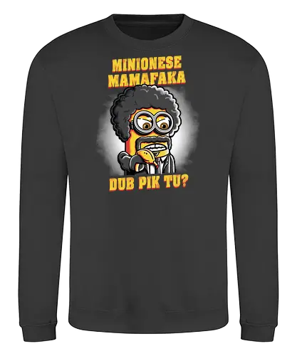 Minionese Mamafaka - Retro, bad motherfucker, minion, despicable me, jules winnfield - Sweatshirt