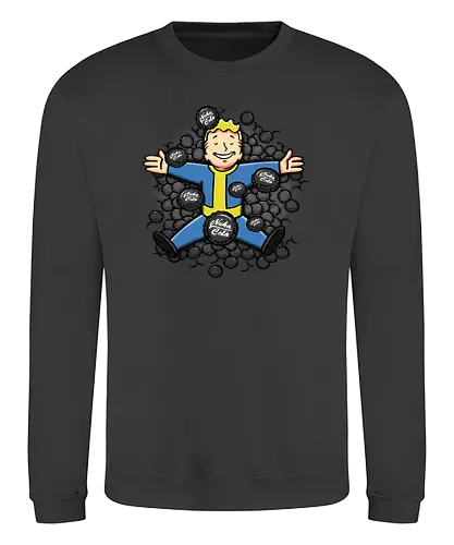 Nuclear Beauty - wasteland, caps, cola, american beauty - Sweatshirt