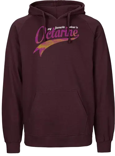 Octarine - magic colour, colour, magic, wizards, university, ankh-morpork - Fairtrade Hoodie