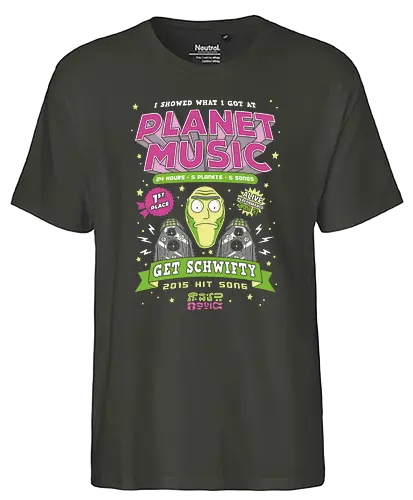 Planet Music Winner - rick, morty, music contest, get schwifty, adult, cartoon, trickfilm - Fairtrade T-Shirt