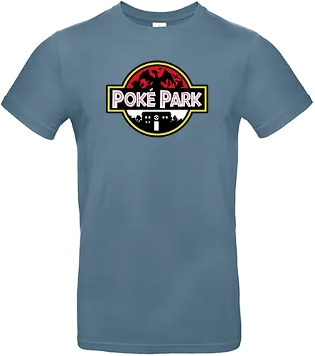 Poke Park - anime, manga, gaming, pocket, monster, retro, classic, jurassic, park - Standard T-Shirt