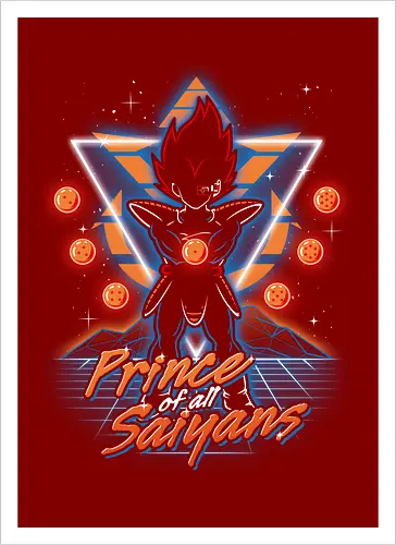 Retro Saiyan Prince