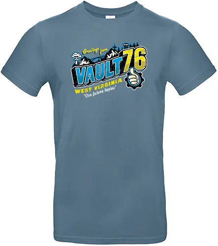 Greetings from West Virginia - vault, vault 76, wasteland - Standard T-Shirt