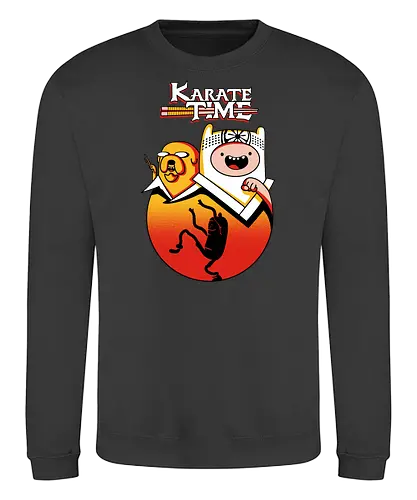 Karate Time - wax on wax off, karate kid, mashup - Sweatshirt