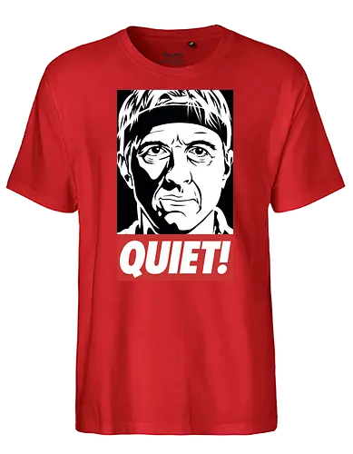 QUIET - cobra kai, tv, series, karate, Quiet, Strike first, Strike hard - Fairtrade T-Shirt