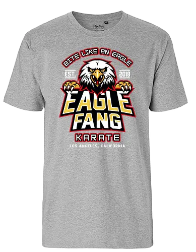 Eagle Karate Dojo - karate, Dojo, karate kid, 80s, 90s, movie, fun, eagle karate - Fairtrade T-Shirt