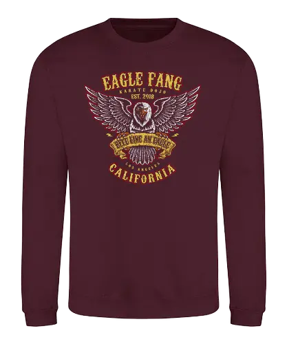 Eagle Fang Club Patch - karate, Dojo, Patch, Cutte, Kutte, karate kid, eagle karate - Sweatshirt