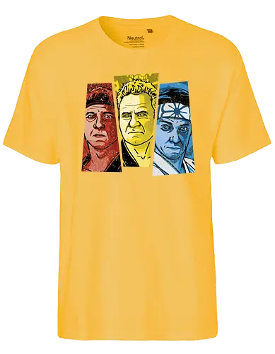 The Three Senseis - tv, Sensei, cobra kai, Dojo, karate, gle Fang - Fairtrade T-Shirt