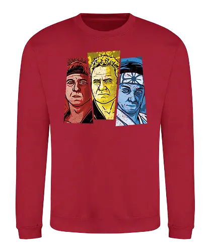 The Three Senseis - tv, Sensei, cobra kai, Dojo, karate, gle Fang - Sweatshirt