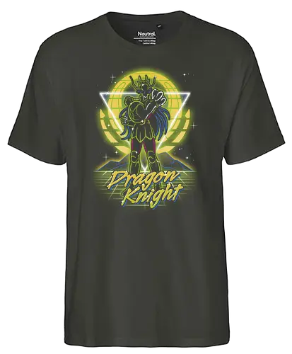 Retro Dragon Knight - retro, gaming, console - Fairtrade T-Shirt