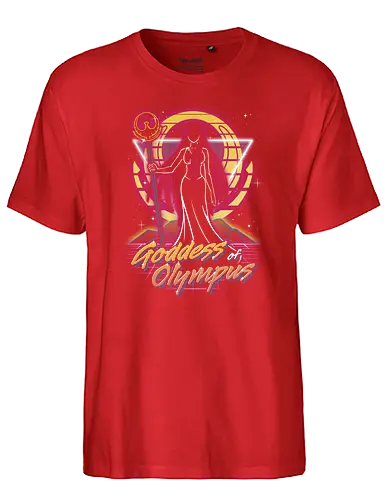 Retro Olympus Goddess - retro, gaming, console - Fairtrade T-Shirt