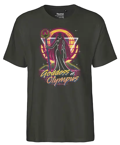 Retro Olympus Goddess - retro, gaming, console - Fairtrade T-Shirt