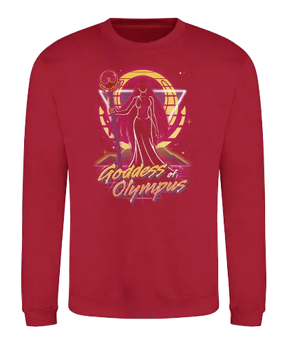 Retro Olympus Goddess - retro, gaming, console - Sweatshirt