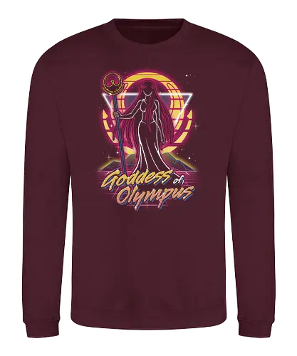 Retro Olympus Goddess - retro, gaming, console - Sweatshirt
