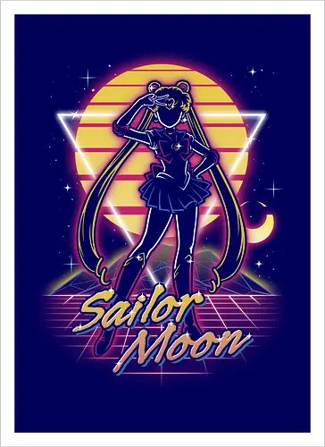 Retro Moon Guardian