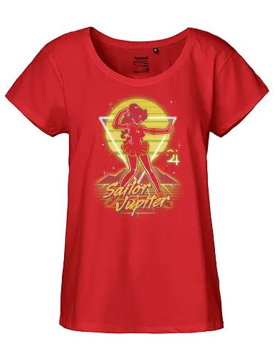 Retro Jupiter Guardian - sailor, moon, jupiter, anime, Magical Girl - Fairtrade Girl Shirt