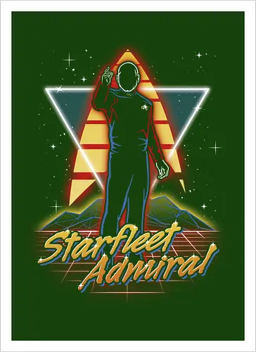 Retro Starfleet Admiral