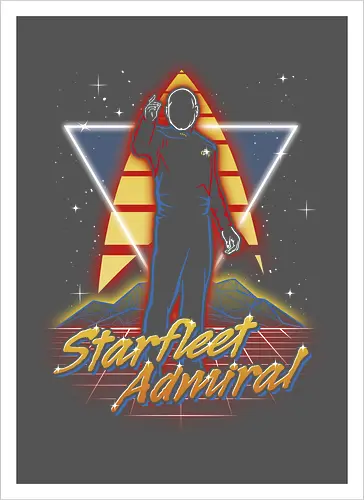 Retro Starfleet Admiral