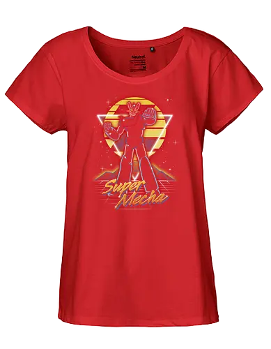 Retro Super Mecha - mecha, robot, japan - Fairtrade Girl Shirt