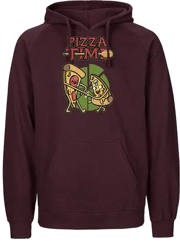 Pizza Time - pizza, adventure, time, mashup, finn, jake - Fairtrade Hoodie