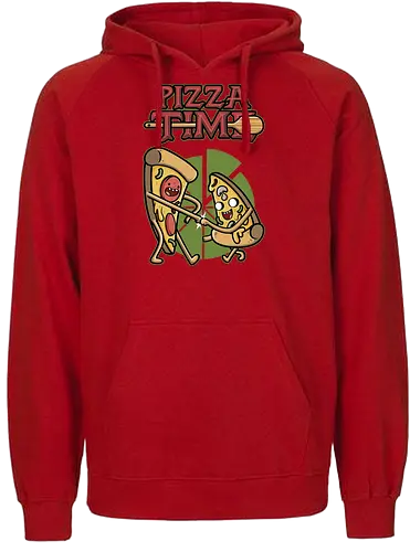 Pizza Time - pizza, adventure, time, mashup, finn, jake - Fairtrade Hoodie
