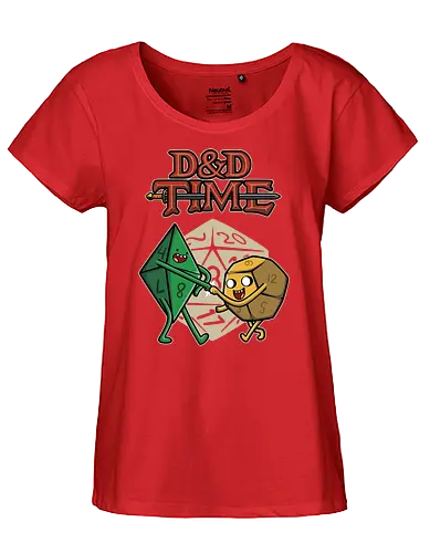 Pen and Paper Time - pen, paper, rpg, dungeons, dragons, mashup, adventure - Fairtrade Girl Shirt
