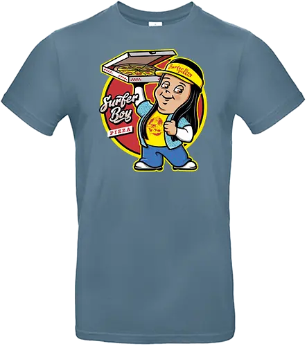 Pizza Boy - stranger, pizza, surfer, argyle - Standard T-Shirt