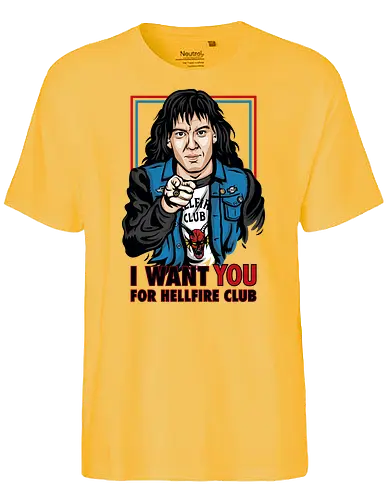 Uncle Eddie - Eddie, stranger, mashup, uncle sam - Fairtrade T-Shirt